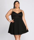 Plus Lace Appeal Skater Dress