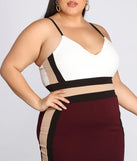 Plus From The Block Midi Dress
