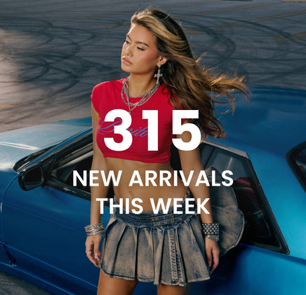 315 new arrivals just dropped—shop graphic tees, denim minis, and the latest looks to refresh your wardrobe.