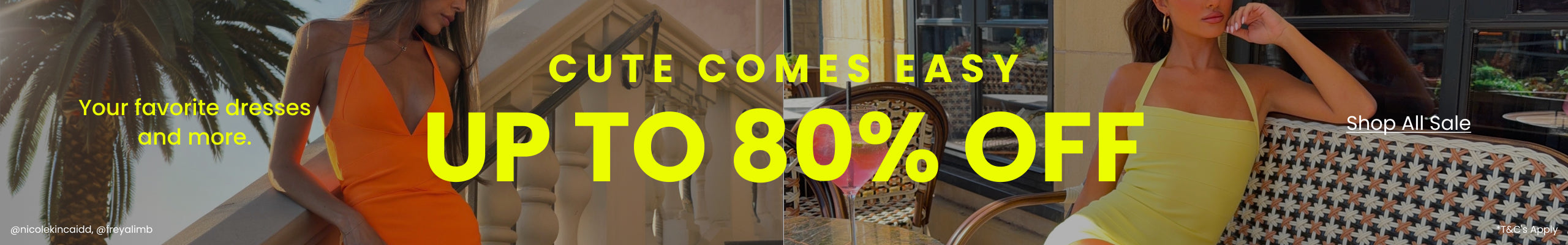 Shop 80% off sale styles where cute comes easy with dresses, tops, shorts, and more for every occasion.