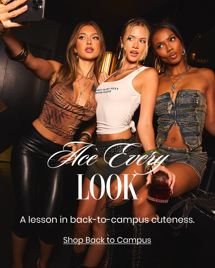 Ace every look with back to campus outfits designed for effortless style from the first bell to weekend plans.