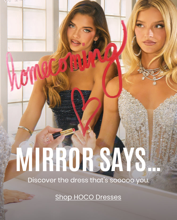 Shop homecoming dresses that feel so you, from sparkling corset gowns to glittering silhouettes made for your big night.