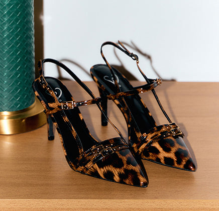 Step into statement style. Shop heels with bold prints and pointed-toe silhouettes made to turn heads.