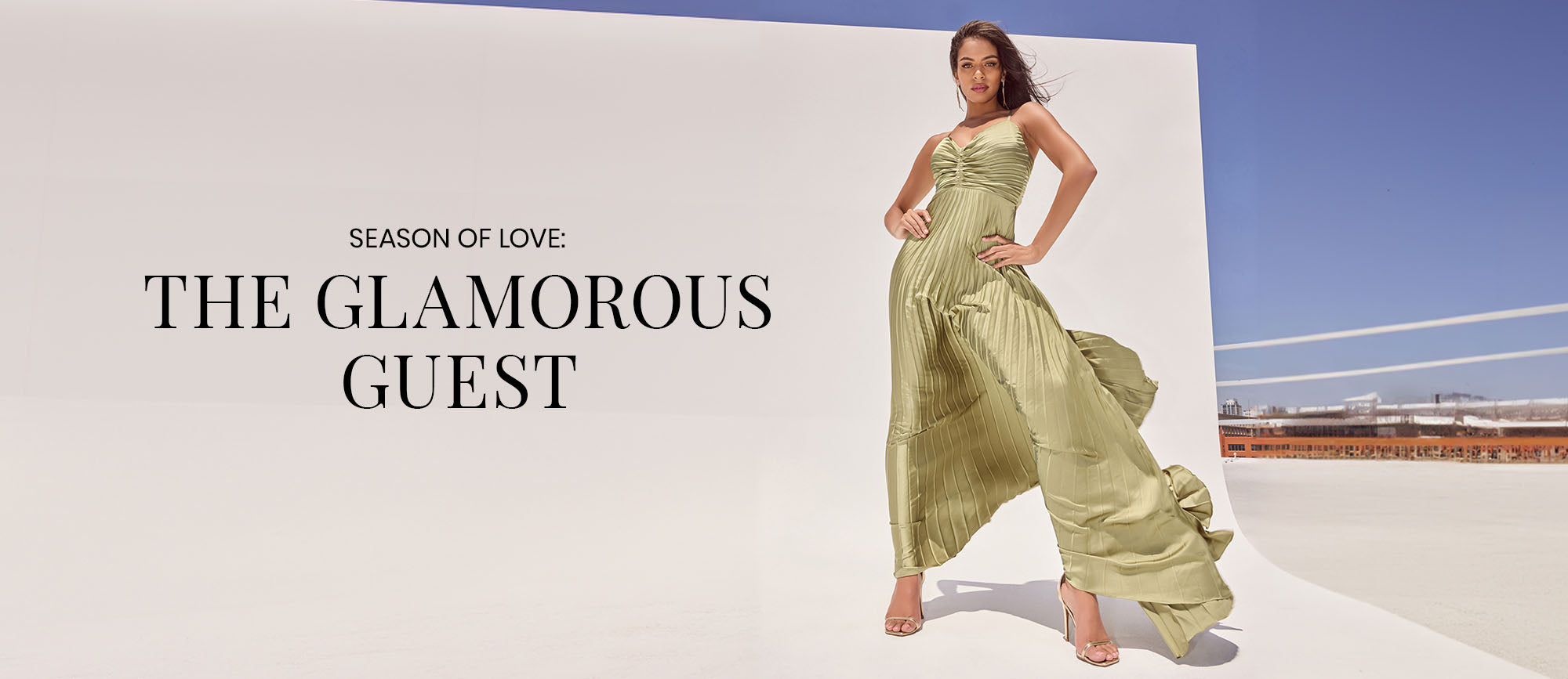 Shop wedding guest dresses with a new variety of stylish looks including semi-formal styles in summer colors like metallic green or coral orange, party or cocktail dresses, & short to long guest dresses to be glamorous!