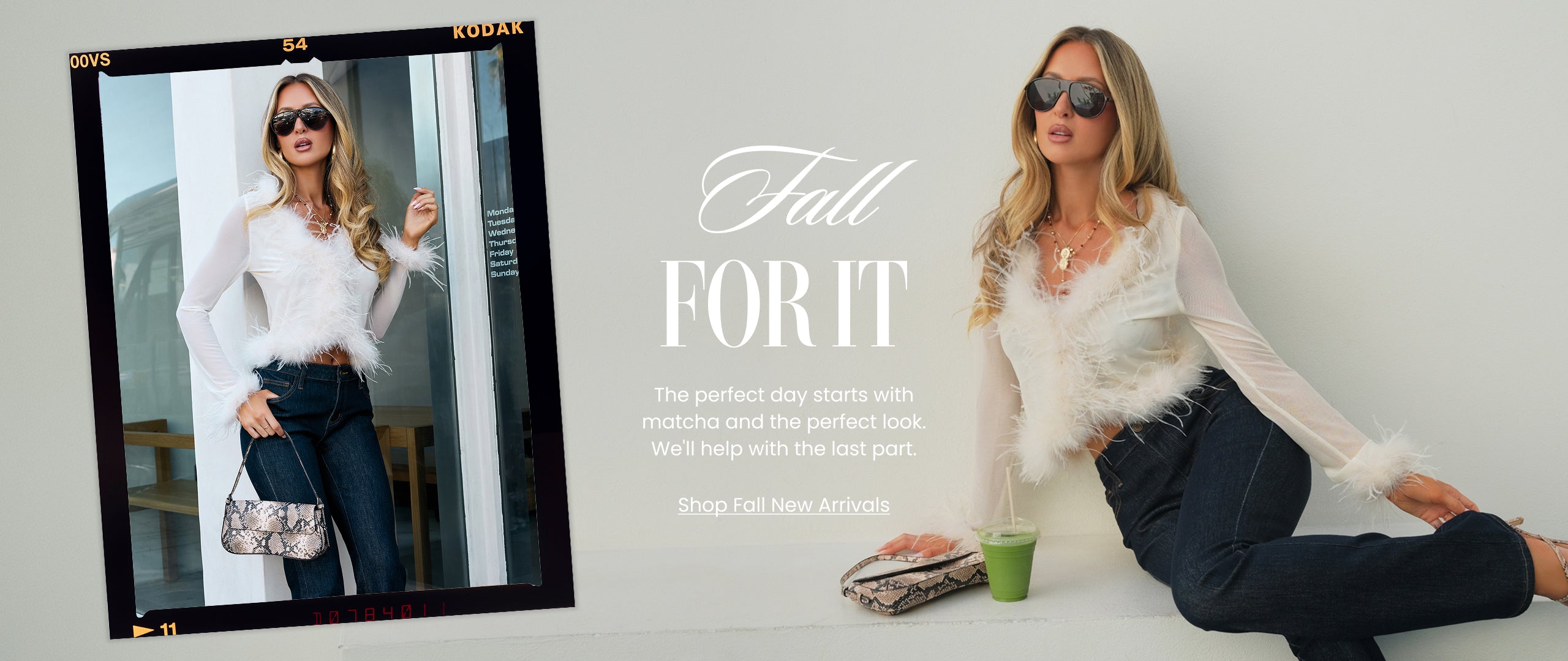 Shop new fall looks for your perfect day with statement layers, trending denim, and must-have outfits that complete the fit.