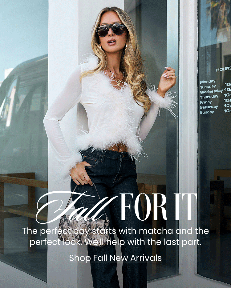 Shop new fall looks for your perfect day with statement layers, trending denim, and must-have outfits that complete the fit.