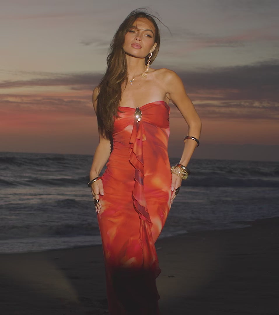 long sleeve off shoulder sweater dress off shoulder rib knit long dress main image 1
