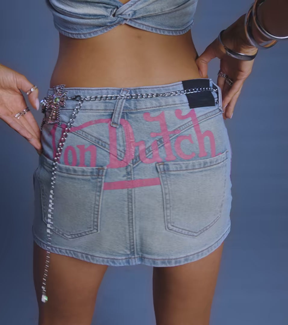 Windsor x Von Dutch Mini Skirt