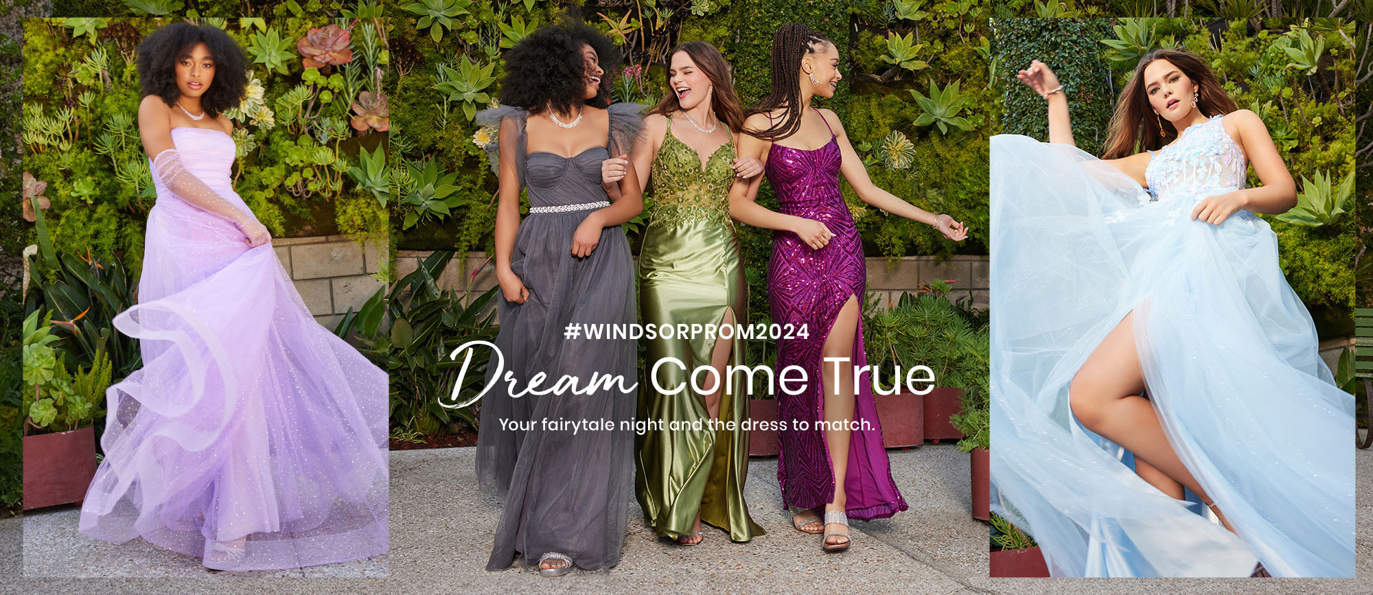 Shop Prom Dresses in new colors including purple, blue or green prom dresses, accents on sequin, satin, lace or tulle, formal dresses with gloves, ball gowns, & more to find the perfect prom dress to match your fairytale night!