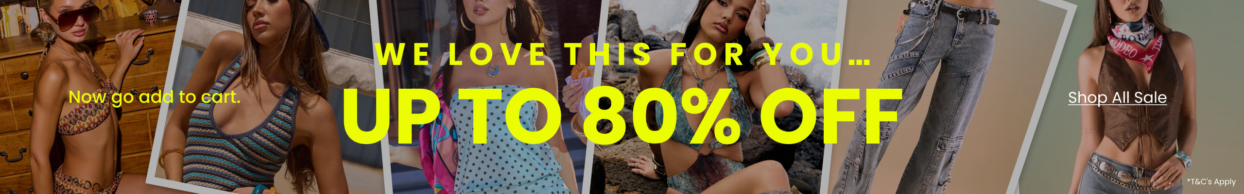 We love this for you—shop all sale styles with up to 80% off fashion you'll want to add to cart ASAP.