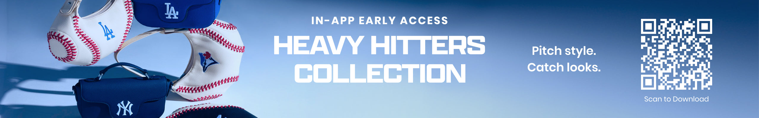 The Windsor x MLB collection is bringing heavy hitters—download the app for early access to standout team bags and sporty street style.