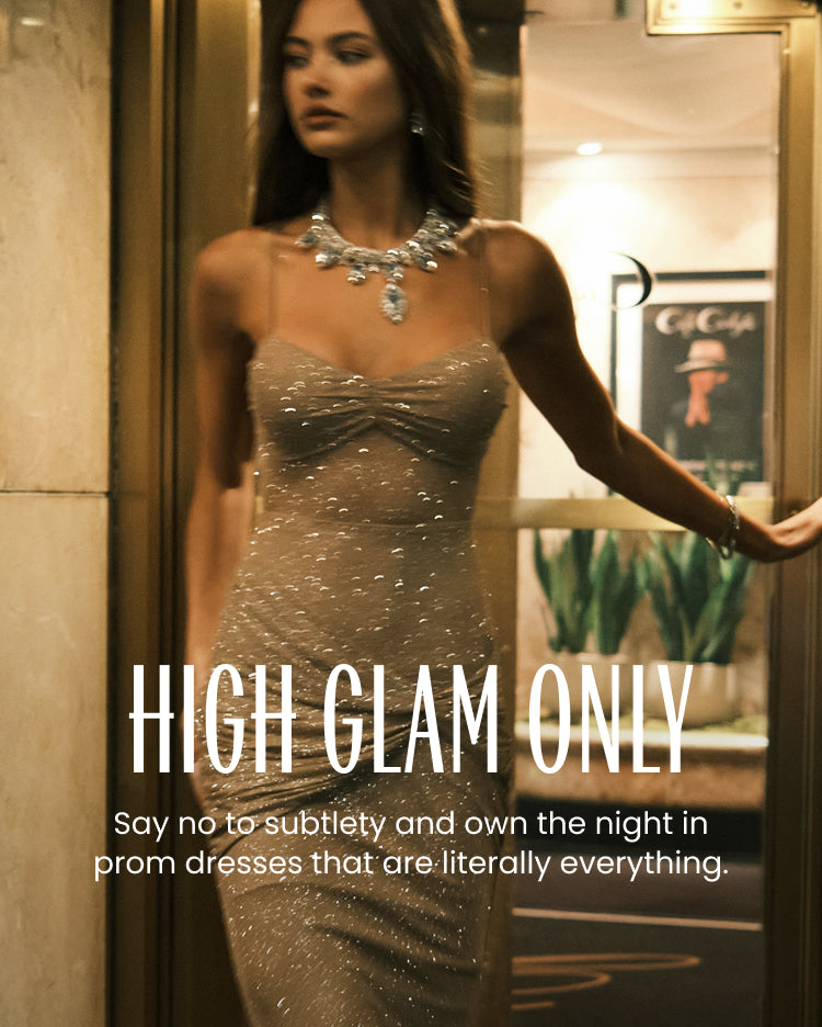 Discover prom dresses featuring shimmering details, bodycon fits, and statement glamour made to own the night.