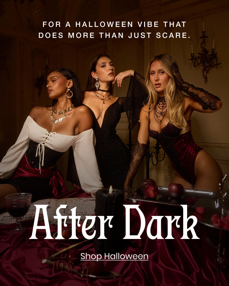 Shop women's intimates for vixen-hour style with lace-trim bodysuits, sticky bras or pasties, stockings, gloves, and more sultry pieces to inspire your look.