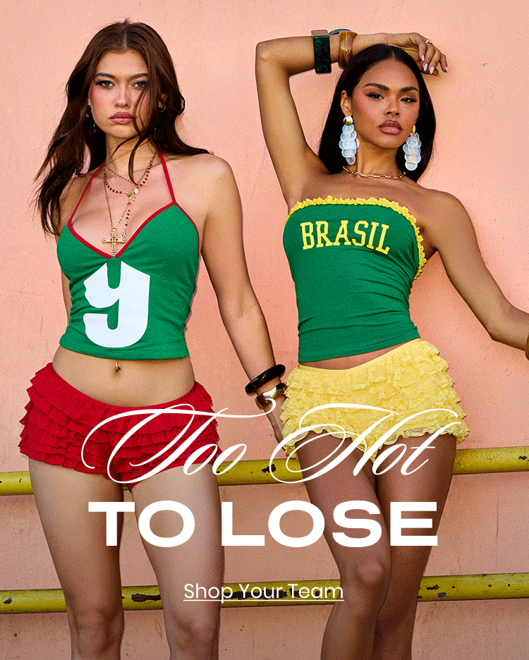 Discover World Soccer collection featuring vibrant ruffles, team-inspired graphics, and standout fan fashion.