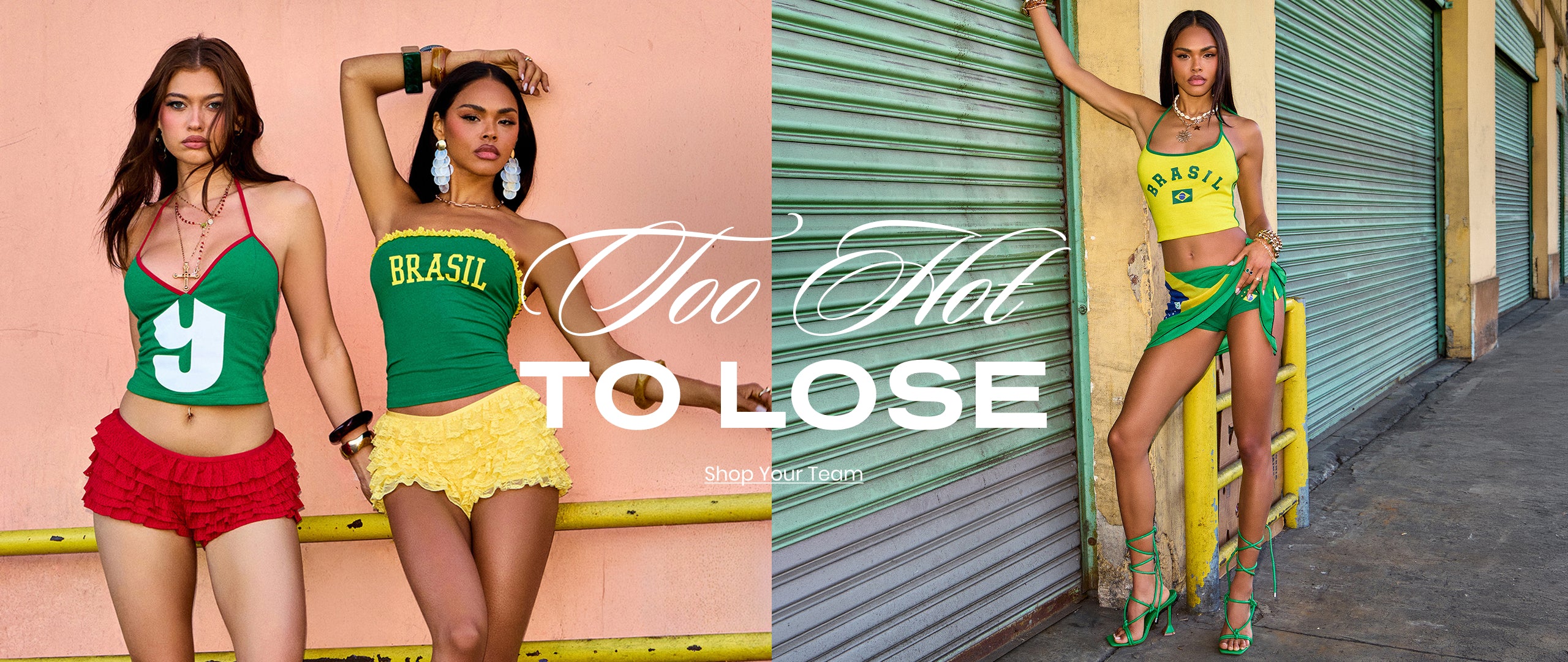 Discover World Soccer collection featuring vibrant ruffles, team-inspired graphics, and standout fan fashion.