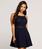Hattie Sequined High Neck Dress creates the perfect summer wedding guest dress or cocktail party dresss with stylish details in the latest trends for 2023!
