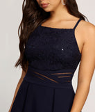 Hattie Sequined High Neck Dress creates the perfect summer wedding guest dress or cocktail party dresss with stylish details in the latest trends for 2023!