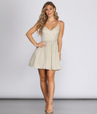 Journee Metallic Party Dress creates the perfect summer wedding guest dress or cocktail party dresss with stylish details in the latest trends for 2023!