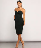 Susan Formal Sleeveless Midi Dress creates the perfect spring wedding guest dress or cocktail attire with stylish details in the latest trends for 2023!