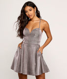 Melanie Glitter Tulle Party Dress is a gorgeous pick as your 2023 prom dress or formal gown for wedding guest, spring bridesmaid, or army ball attire!