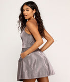 Melanie Glitter Tulle Party Dress is a gorgeous pick as your 2023 prom dress or formal gown for wedding guest, spring bridesmaid, or army ball attire!