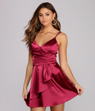 Suzy Ruffle Up The Evening Party Dress is a gorgeous pick as your 2023 prom dress or formal gown for wedding guest, spring bridesmaid, or army ball attire!