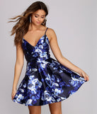 Sophie Formal Floral Party Dress creates the perfect spring wedding guest dress or cocktail attire with stylish details in the latest trends for 2023!