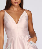 River Formal Satin Party Dress creates the perfect spring wedding guest dress or cocktail attire with stylish details in the latest trends for 2023!