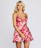 Anja Printed Halter Party Dress creates the perfect summer wedding guest dress or cocktail party dresss with stylish details in the latest trends for 2023!