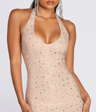 Kim Rise And Slay Halter Mini Dress creates the perfect summer wedding guest dress or cocktail party dresss with stylish details in the latest trends for 2023!
