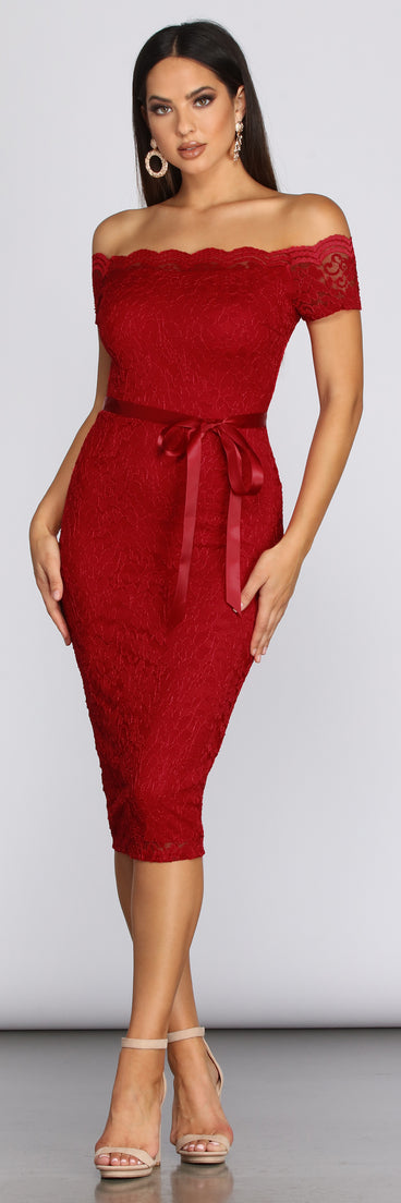 Isn't She Lovely Lace Dress creates the perfect summer wedding guest dress or cocktail party dresss with stylish details in the latest trends for 2023!