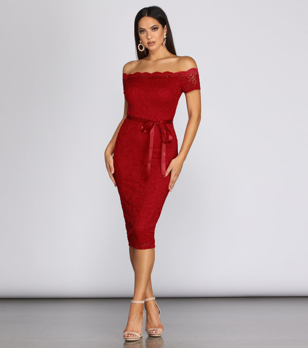 Isn't She Lovely Lace Dress creates the perfect summer wedding guest dress or cocktail party dresss with stylish details in the latest trends for 2023!