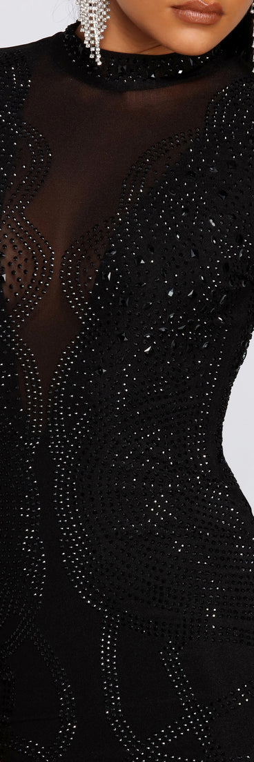 Winona Heat Stone Mini Dress