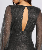 Kayden Sequin Glitter Party Dress creates the perfect spring wedding guest dress or cocktail attire with stylish details in the latest trends for 2023!