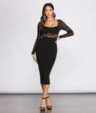 Muriel Illusion Lace Crepe Dress creates the perfect spring wedding guest dress or cocktail attire with stylish details in the latest trends for 2023!