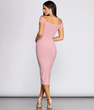 Alani Formal Off The Shoulder Dress creates the perfect summer wedding guest dress or cocktail party dresss with stylish details in the latest trends for 2023!