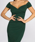 Addison Formal Wrap Midi Dress creates the perfect summer wedding guest dress or cocktail party dresss with stylish details in the latest trends for 2023!