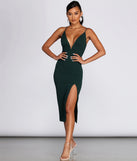 Vada Lace-Up Formal Midi Dress creates the perfect spring wedding guest dress or cocktail attire with stylish details in the latest trends for 2023!