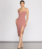 Candace Crepe Midi Dress creates the perfect summer wedding guest dress or cocktail party dresss with stylish details in the latest trends for 2023!
