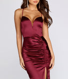 Marcella Formal Satin Midi Dress creates the perfect spring wedding guest dress or cocktail attire with stylish details in the latest trends for 2023!