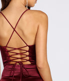 Marcella Formal Satin Midi Dress creates the perfect spring wedding guest dress or cocktail attire with stylish details in the latest trends for 2023!