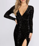 Jezebel Velvet Burnout Midi Dress creates the perfect summer wedding guest dress or cocktail party dresss with stylish details in the latest trends for 2023!