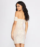 The Hot Glam Sequin Mini Dress is a gorgeous pick as your 2023 prom dress or formal gown for wedding guest, spring bridesmaid, or army ball attire!