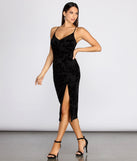 Velvet And Mesh Midi Dress is a gorgeous pick as your 2023 prom dress or formal gown for wedding guest, spring bridesmaid, or army ball attire!