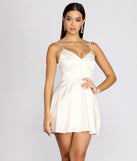 Emme Satin Party Dress creates the perfect summer wedding guest dress or cocktail party dresss with stylish details in the latest trends for 2023!