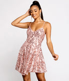The Kari Formal Sequin Party Dress is a gorgeous pick as your 2023 prom dress or formal gown for wedding guest, spring bridesmaid, or army ball attire!