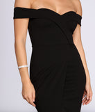 Vanessa Formal Crepe Midi Dress is a gorgeous pick as your 2023 prom dress or formal gown for wedding guest, spring bridesmaid, or army ball attire!