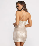 Lauren Sleeveless Sequin Mini Dress creates the perfect summer wedding guest dress or cocktail party dresss with stylish details in the latest trends for 2023!