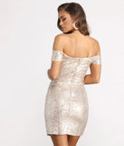 The Kiki Formal Off The Shoulder Sequin Dress is a gorgeous pick as your 2023 prom dress or formal gown for wedding guest, spring bridesmaid, or army ball attire!