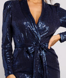 Nicola Sequin Jacket Dress